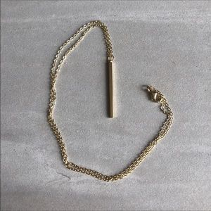 🌷 2 LEFT ✌️Minimalist 18k gold bar dainty chain
